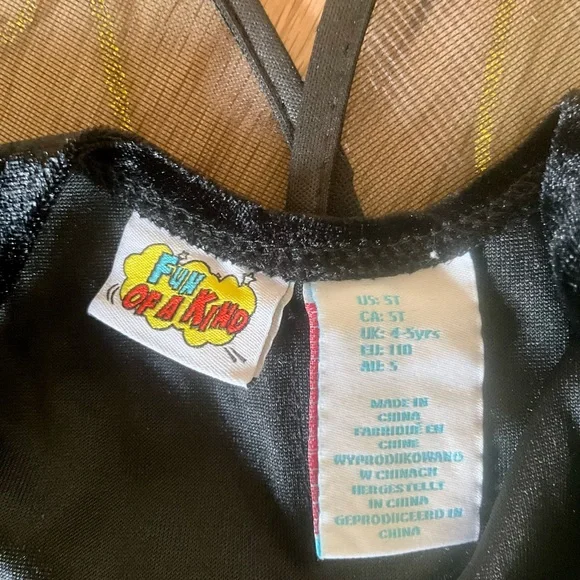 Fun of a Kind Bee Tutu Costume, Sz 5T and Sz 3T - Picture 3 of 12